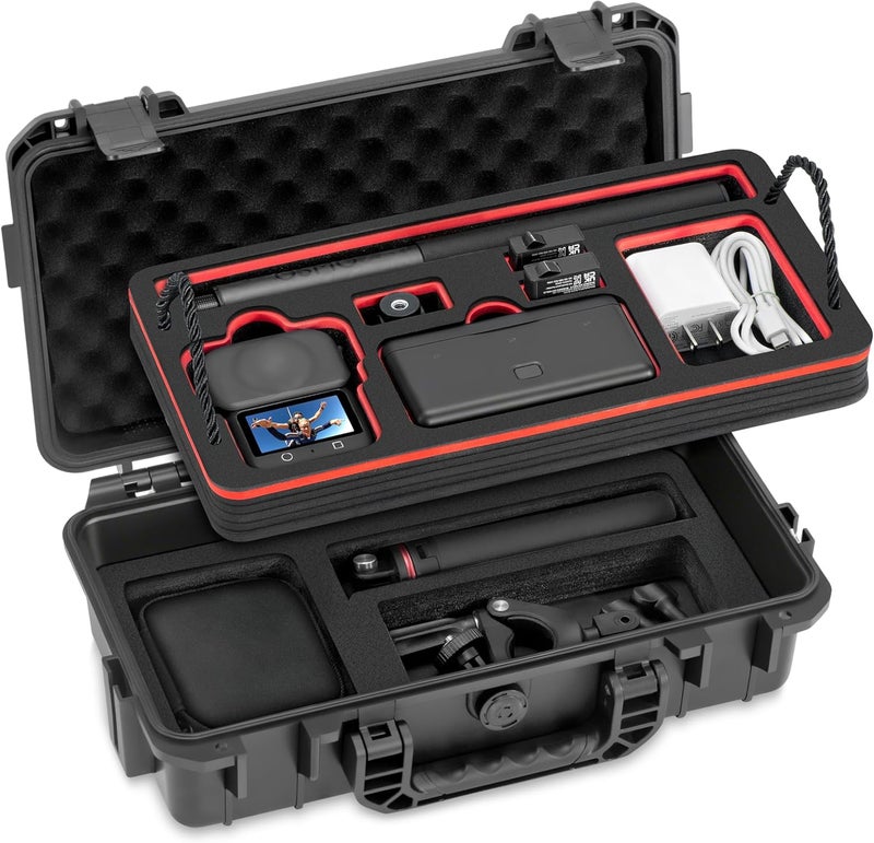 STARTRC Osmo 360 Hard Case, Dual Layer Waterproof Case for DJI Osmo 360 Accessories, Portable Travel Carrying case for DJI Osmo 360 Adventure Combo - Image 1